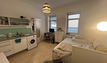 Wohnen im Univiertel, Altbau-Klein­woh­nung Graz-Geidorf